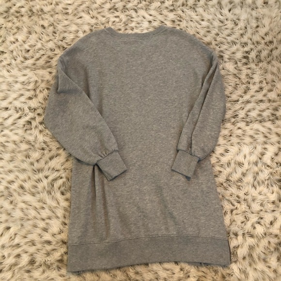 American Eagle Tunic sweatshirt zipper gray XS - Picture 7 of 7